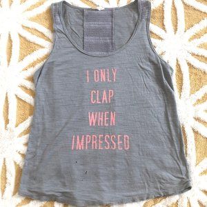 Aeropostale Graphic Grey Tank Top Sz. M